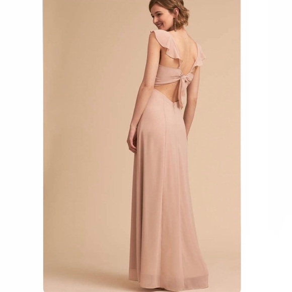 BHLDN Diana Dress in Midnight or Navy - Picture 3 of 12